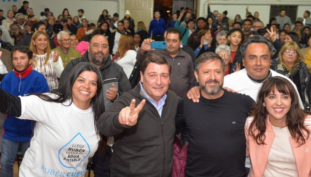 Tres Porteñas fue el distrito para el cierre de campaña de Rubén Cuello