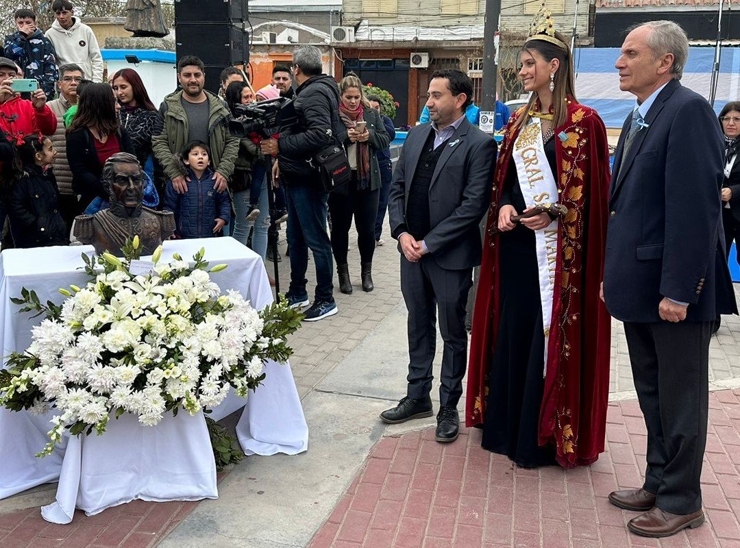 Homenaje al General San Martín en el 173° aniversario de su paso a la inmortalidad