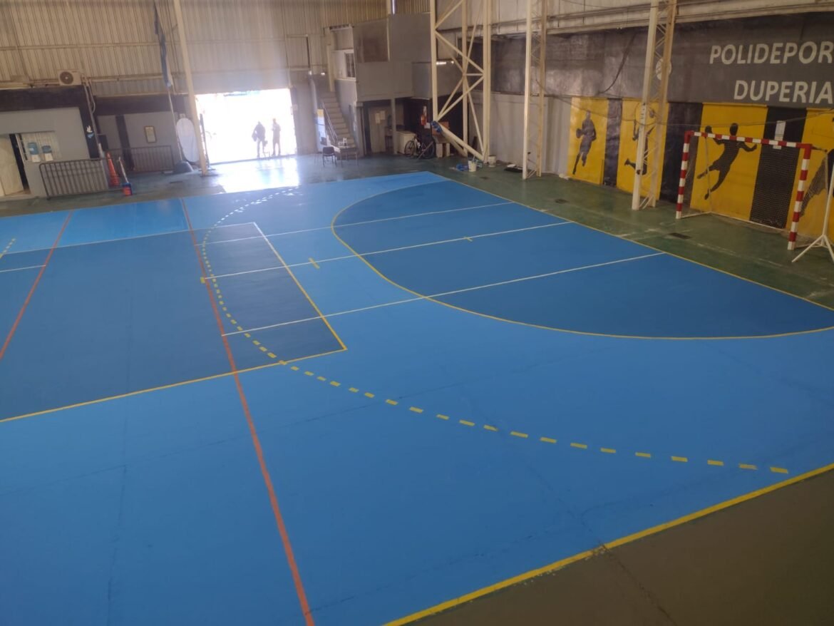 Importantes mejoras en las instalaciones del Polideportivo Duperial