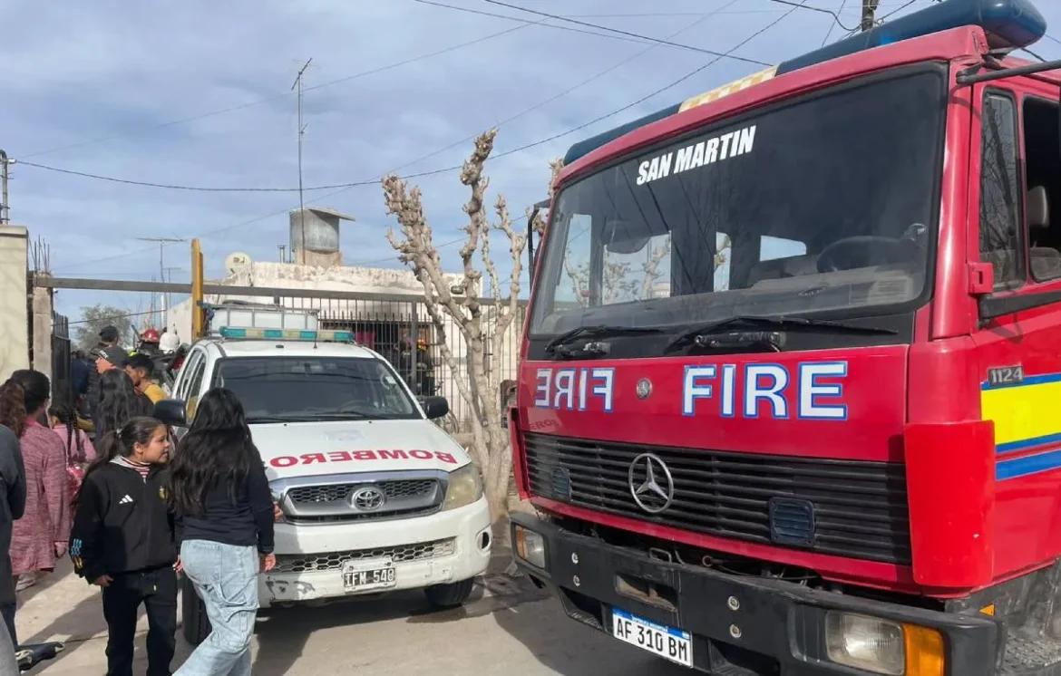 Tragedia en San Martín: Dos niñas fallecen y una adolescente queda en estado crítico tras un incendio en su hogar