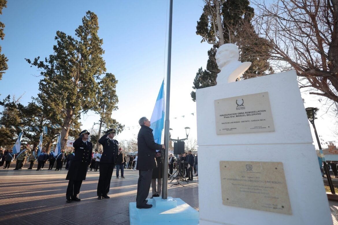 20 de junio: Homenaje a Manuel Belgrano y celebración del día de la bandera en Salto de las Rosas